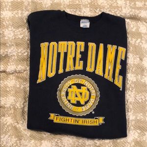 Vintage Notre Dame Sweatshirt Size XL